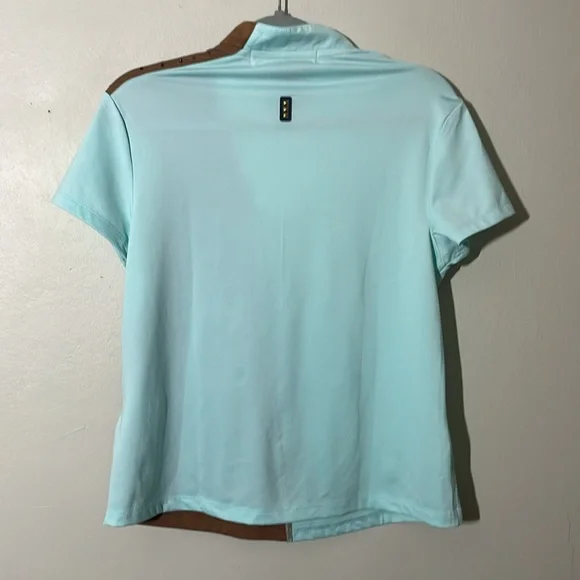 Two-Tone Polo Shirt with Studded Detail - Picture 4 of 7